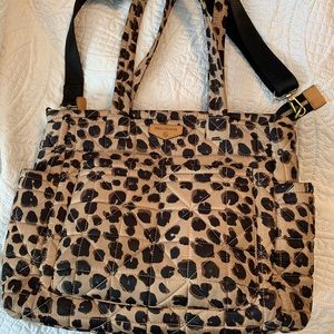 Twelve Little Diaper Bag Shoulder Leopard